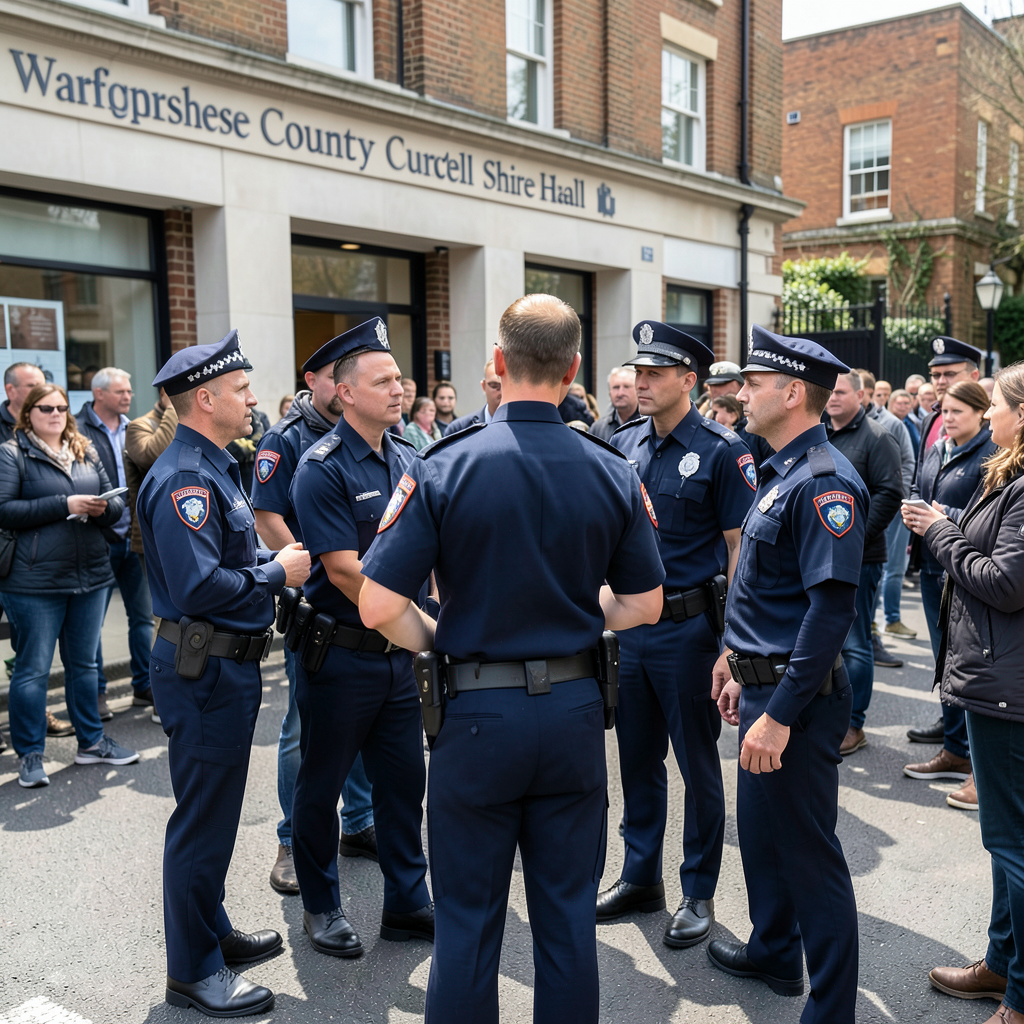 Detectives investigate potential hate crime at council protest